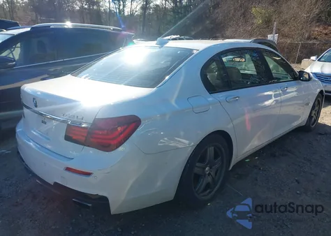 2015 BMW 750 Lxi from USA, damaged, VIN WBAYF8C59FD654632